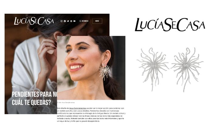 LUCIA SE CASA | PENDIENTES MEDUSA